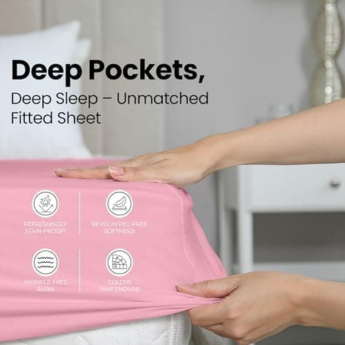 Utopia Bedding 2er-Set Spannbettlaken 140 x 200 cm – OEKO-TEX MADE IN GREEN zertifiziert – 35 cm Tiefe Tasche