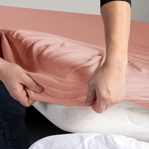 DecoKing Spannbettlaken 180 x 200 & 200 x 200 cm – 100% gekämmte Baumwolle (Jersey)