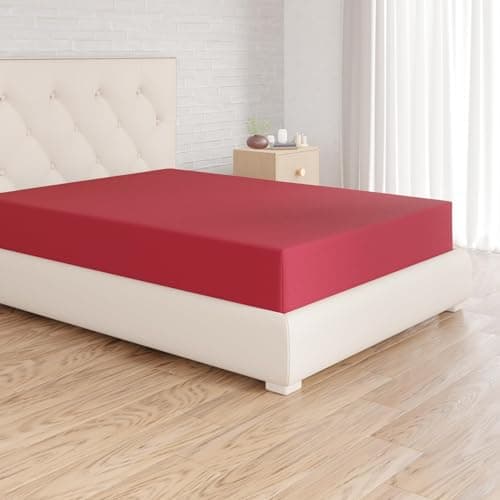 Amazon Basics Spannbettlaken – Mikrofaser Spannbetttuch 150 x 200 x 30 cm (für Matratzen bis 30 cm)