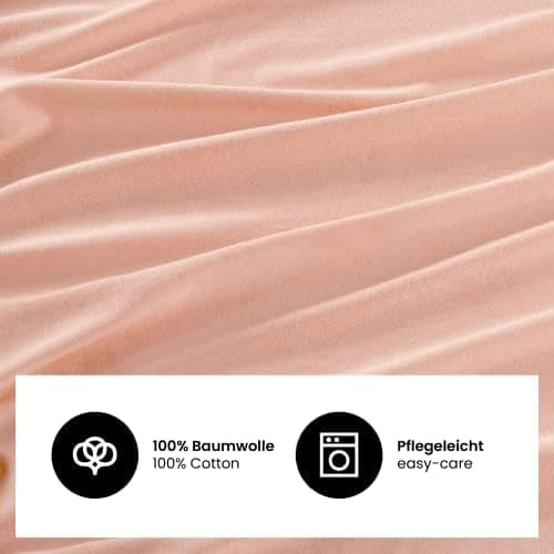 Jersey-Spannbettlaken 100% Baumwolle 180×200–200×200 cm