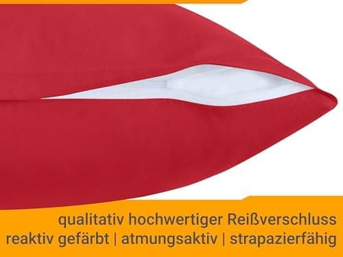 Doppelpack Baumwoll-Kissenbezüge 40 x 15 cm – Navyblau, schlichtes modernes Design