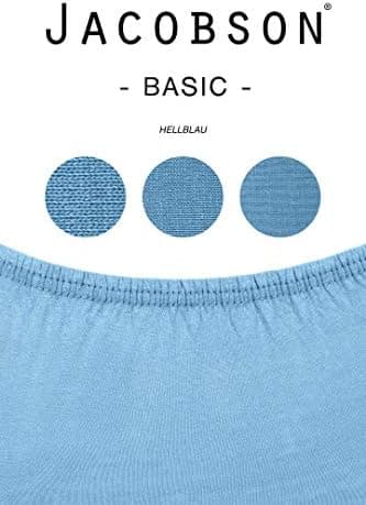 Jacobson Spannbettlaken für Wasserbett & Boxspringbett – 180 × 200 bis 200 × 220 cm