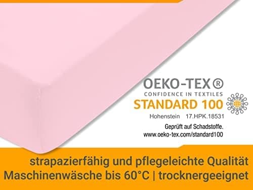 Jersey-Spannbetttuch – 100% Baumwolle, 180–200 x 200 cm