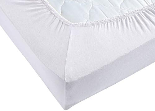 Jersey-Spannbettlaken 100% Baumwolle – 90–100×200 cm, für Matratzen bis 25 cm (Steghöhe bis 23 cm), Beige