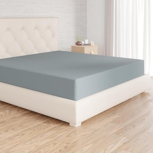 Amazon Basics Spannbettlaken – Mikrofaser Spannbetttuch 150 x 200 x 30 cm (für Matratzen bis 30 cm)