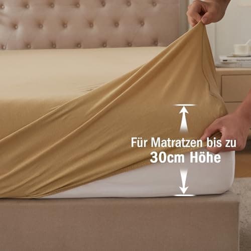 CELESTA Spannbettlaken 140 x 200 cm – 100% Baumwolle (OEKO‑TEX STANDARD 100) – für Matratzen bis 30 cm