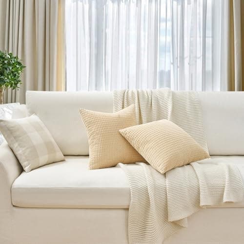 Topfinel Kissenbezüge 40x40 cm 4er-Set Rosa – Cord-Optik, flauschig, GRS‑zertifiziert