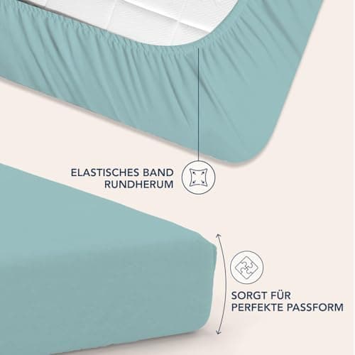 Dreamzie Spannbettlaken – 100% Mikrofaser, 35 cm Tiefe Tasche