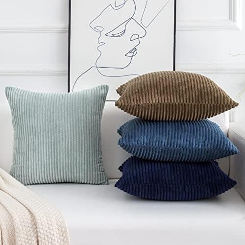 Softalker Kissenbezug 40x40 cm – 2er Set flauschig rosa, Dekokissenbezug für Sofa, Wohnzimmer & Schlafzimmer