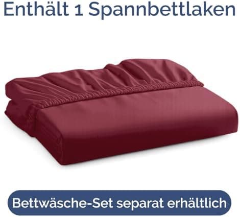 Spannbettlaken 180x200 cm – Extra tiefes Spannbetttuch bis 40 cm (16") – Weiche gebürstete Mikrofaser, knitterfrei & sch