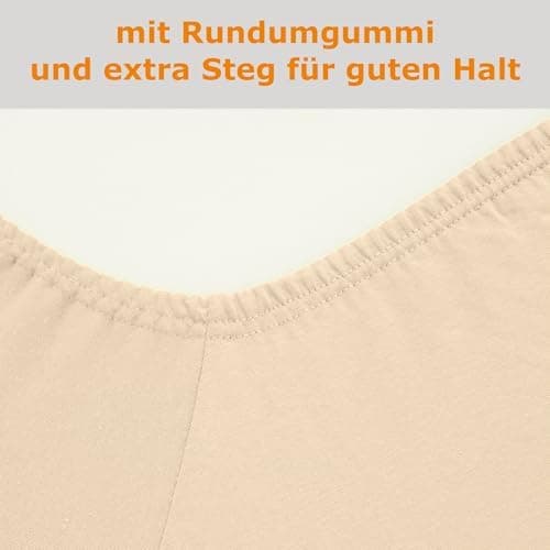 home4good Spannbettlaken 120x200 cm – Jersey 100% Baumwolle (OEKO-TEX STANDARD 100) – für Matratzenhöhe 15–25 cm, Weiß