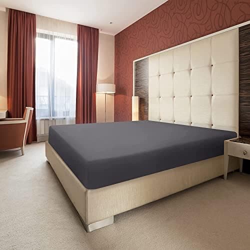 Utopia Bedding 2er-Set Spannbettlaken 140 x 200 cm – OEKO-TEX MADE IN GREEN zertifiziert – 35 cm Tiefe Tasche