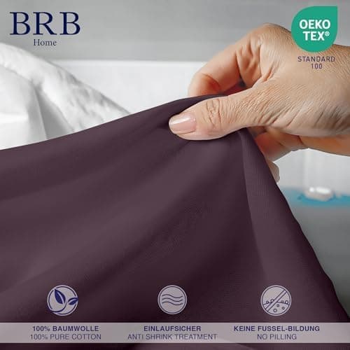Spannbettlaken 90×200 cm – 100% Baumwolle (Oeko‑TEX) – für dicke Matratzen bis 27 cm
