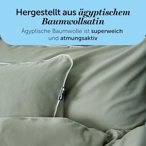 Cloudpillo Kissenbezug 40x80 cm 2er‑Pack – Premium atmungsaktive Baumwolle, ultraweich, mit Reißverschluss, antibakterie