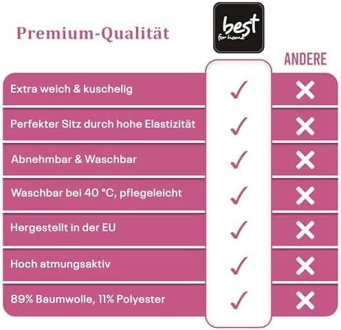 Elastisches Jersey-Spannbettlaken 90x180 cm – 100% Baumwolle, kuschelig warm