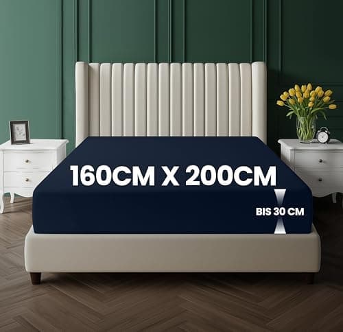 Utopia Bedding Spannbettlaken 120 x 200 cm für Matratzen bis 30 cm – gebürstete Mikrofaser, OEKO‑TEX® STANDARD 100