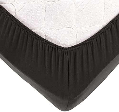 Vency Spannbettlaken 90x200 cm – 100% Baumwolle, für Matratzen bis 35 cm