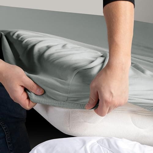 DecoKing Spannbettlaken 180 x 200 & 200 x 200 cm – 100% gekämmte Baumwolle (Jersey)