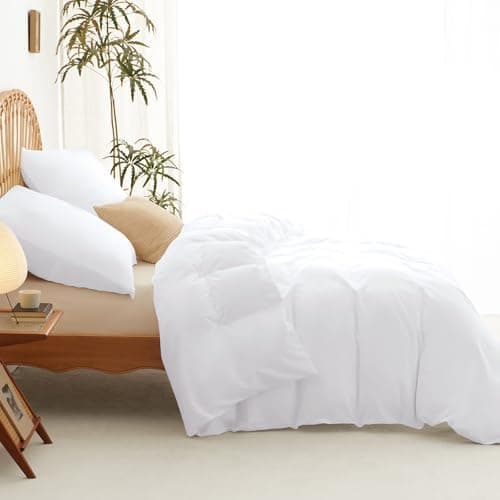 WAVVE Bettwäsche 135x200 – 4‑teiliges Mikrofaser‑Set Anthrazit (inkl. 2×80×80 cm Kissenbezüge) mit Reißverschluss, OEKO‑