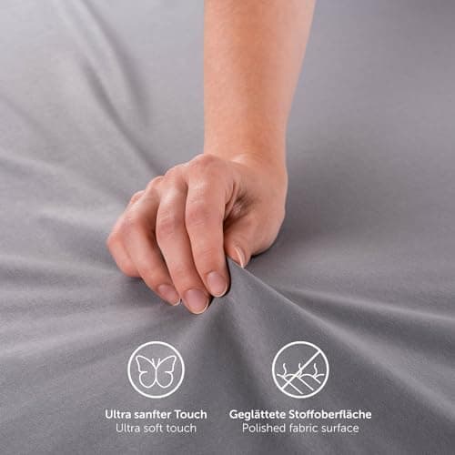 Blumtal® Premium Spannbettlaken 120x200 cm – 100% Baumwolle, OEKO‑TEX® STANDARD 100 – für Matratzen bis 25 cm