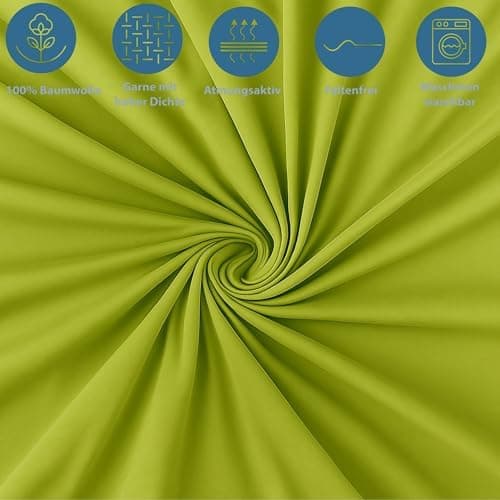 Spannbettlaken 120x200 cm – Jersey 100% Baumwolle – für Matratzen bis 25 cm Höhe