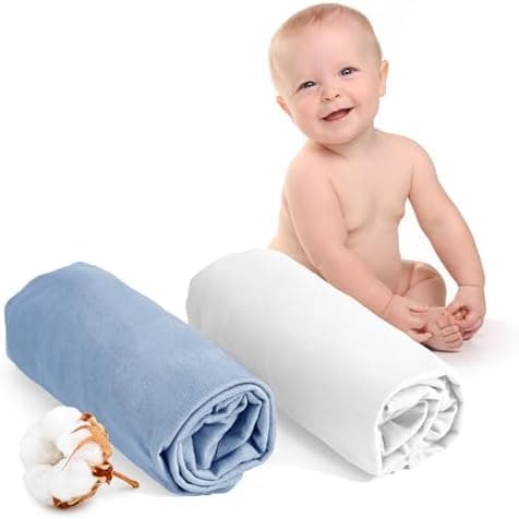 Dreamzie Spannbettlaken 90x190/200 cm – 100% Jersey‑Baumwolle, OEKO‑TEX STANDARD 100