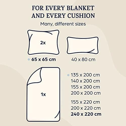 sleepwise Bettwäsche 135x200 Mikrofaser – ÖKO‑TEX zertifiziert, bügelfrei & knitterfrei, 2‑tlg. (inkl. 80x80 cm Kissenbe