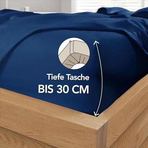 Dreamzie Spannbettlaken 120x200 cm – 100% Mikrofaser, Hoher Steg bis 35 cm