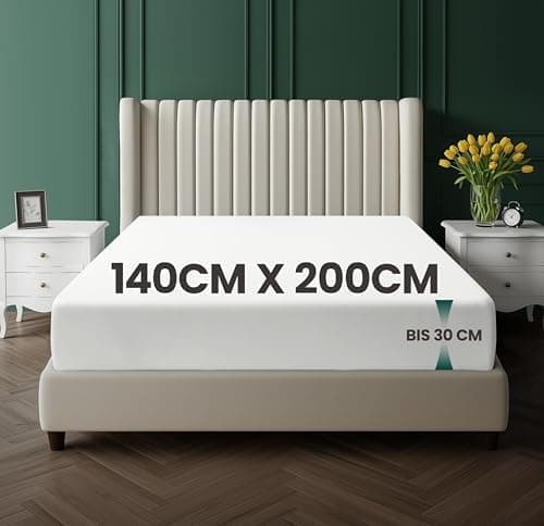Utopia Bedding Spannbettlaken 120 x 200 cm für Matratzen bis 30 cm – gebürstete Mikrofaser, OEKO‑TEX® STANDARD 100
