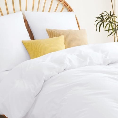 WAVVE Bettwäsche 135x200 – 4‑teiliges Mikrofaser‑Set Anthrazit (inkl. 2×80×80 cm Kissenbezüge) mit Reißverschluss, OEKO‑