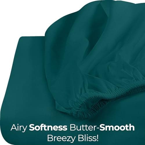 Utopia Bedding 2er-Set Spannbettlaken 140 x 200 cm – OEKO-TEX MADE IN GREEN zertifiziert – 35 cm Tiefe Tasche