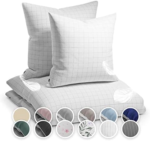 sleepwise Bettwäsche 135x200 Mikrofaser – ÖKO‑TEX zertifiziert, bügelfrei & knitterfrei, 2‑tlg. (inkl. 80x80 cm Kissenbe
