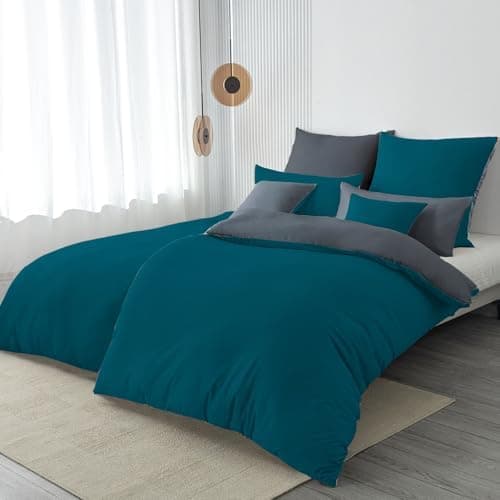 Kissenbezug 40x80 cm 2er Set – 100% Mikrofaser Beige, weich & bügelfrei mit Reißverschluss