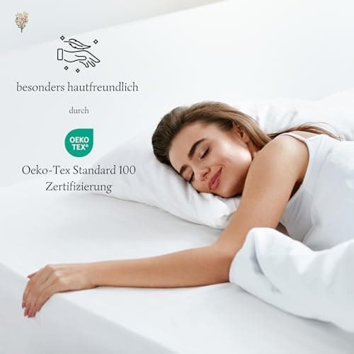 Jersey-Spannbettlaken / Spannbetttuch – 100% Baumwolle, 180x200–200x200 cm