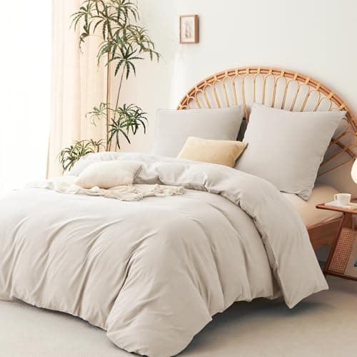 WAVVE Bettwäsche 135x200 – 4‑teiliges Mikrofaser‑Set Anthrazit (inkl. 2×80×80 cm Kissenbezüge) mit Reißverschluss, OEKO‑
