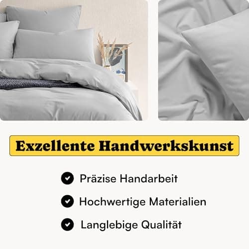 Perkal Kissenbezug Set 40x80 cm (2er) – 100% Bio-Baumwolle