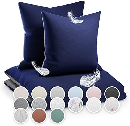 sleepwise Bettwäsche 135x200 Mikrofaser – ÖKO‑TEX zertifiziert, bügelfrei & knitterfrei, 2‑tlg. (inkl. 80x80 cm Kissenbe