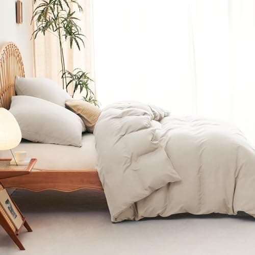 WAVVE Bettwäsche 135x200 – 4‑teiliges Mikrofaser‑Set Anthrazit (inkl. 2×80×80 cm Kissenbezüge) mit Reißverschluss, OEKO‑