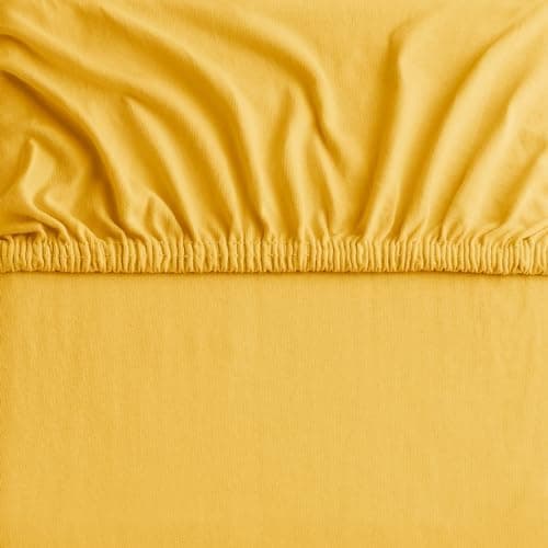 DecoKing Spannbettlaken 180 x 200 & 200 x 200 cm – 100% gekämmte Baumwolle (Jersey)