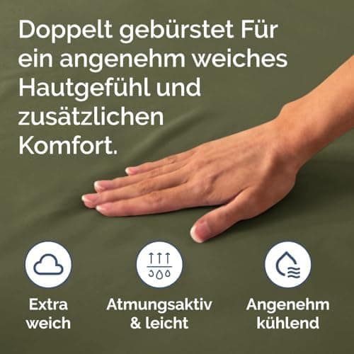 Spannbettlaken 180x200 cm – Extra tiefes Spannbetttuch bis 40 cm (16") – Weiche gebürstete Mikrofaser, knitterfrei & sch