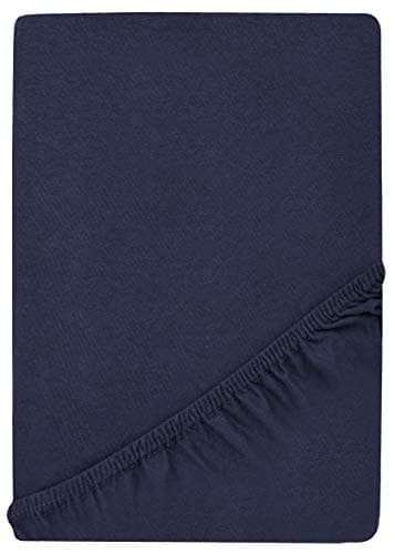 Jersey-Spannbettlaken / Spannbetttuch – 100% Baumwolle | 140 x 200 cm – 160 x 200 cm