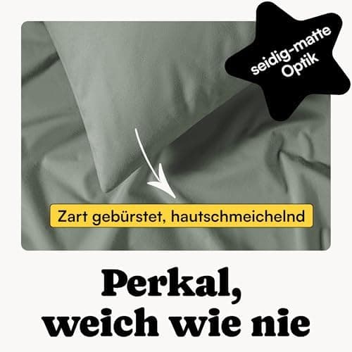 Perkal Kissenbezug Set 40x80 cm (2er) – 100% Bio-Baumwolle