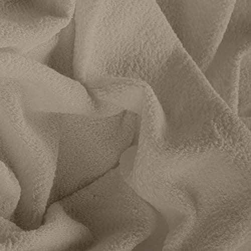 STUDIO Basic Frottee-Spannbettlaken 90 x 200 cm – weiches 80% Baumwolle/20% Polyester, elastisch & bügelfrei, OEKO-TEX f