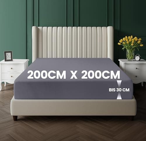 Utopia Bedding Spannbettlaken 120 x 200 cm für Matratzen bis 30 cm – gebürstete Mikrofaser, OEKO‑TEX® STANDARD 100