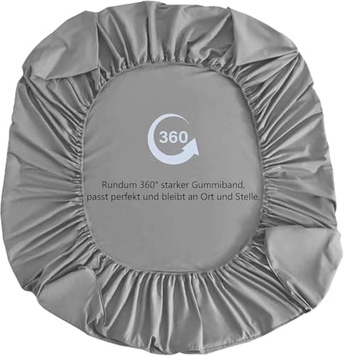 LuxClub Spannbettlaken 90–100x200 cm – 100% Jersey-Baumwolle | 30 cm Steghöhe | Weich & knitterfrei
