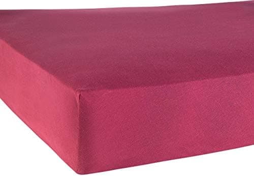 BaSaTex Bio-Jersey Spannbettlaken 120x200 cm – 100% Bio-Baumwolle, GOTS-zertifiziert – Taupe