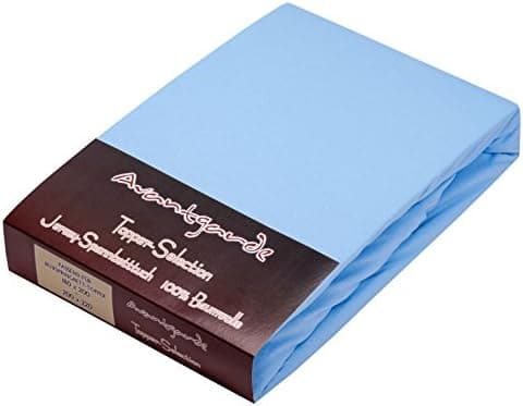 AVANTGARDE Spannbettlaken 180x200–200x220 cm, 40 cm Steg – 100% Jersey-Baumwolle 170 g/m², OEKO-TEX – passend für Boxspr