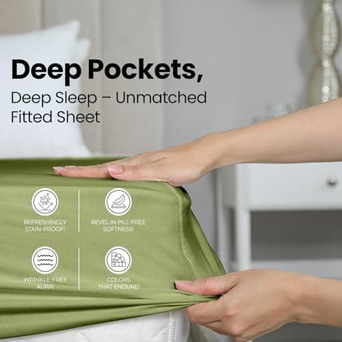 Utopia Bedding 2er-Set Spannbettlaken 140 x 200 cm – OEKO-TEX MADE IN GREEN zertifiziert – 35 cm Tiefe Tasche