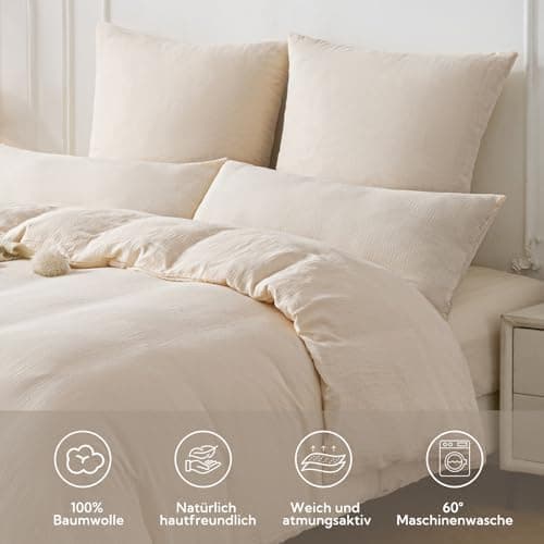 SOULFUL Doppelte Musselin-Kissenbezug 40x80 cm – Baumwolle, OEKO-TEX STANDARD 100