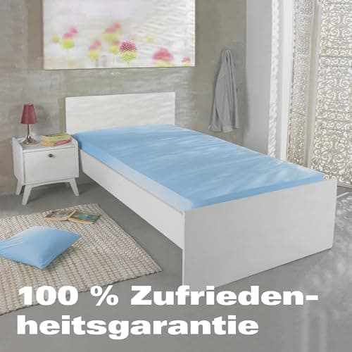 BaSaTex Bio-Jersey Spannbettlaken 120x200 cm – 100% Bio-Baumwolle, GOTS-zertifiziert – Taupe